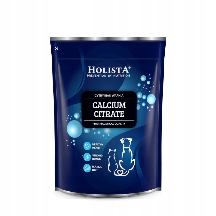 Holista Citrát vápenatý Calcium glutamát Barf 1000 g