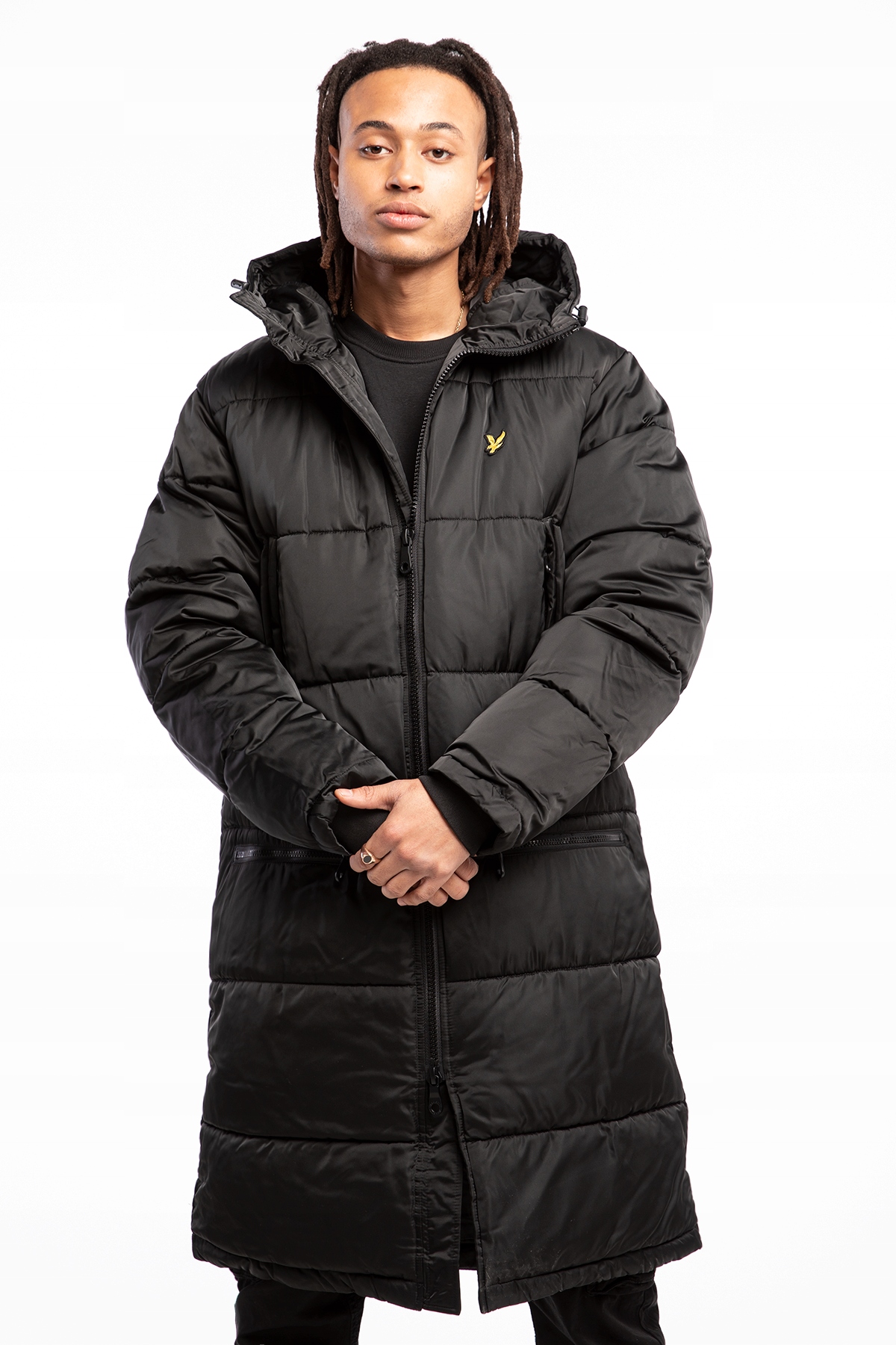 Pánská Zimní Bunda Lyle&scott Dlouhá Vadded LA-K1705V-Z865-M