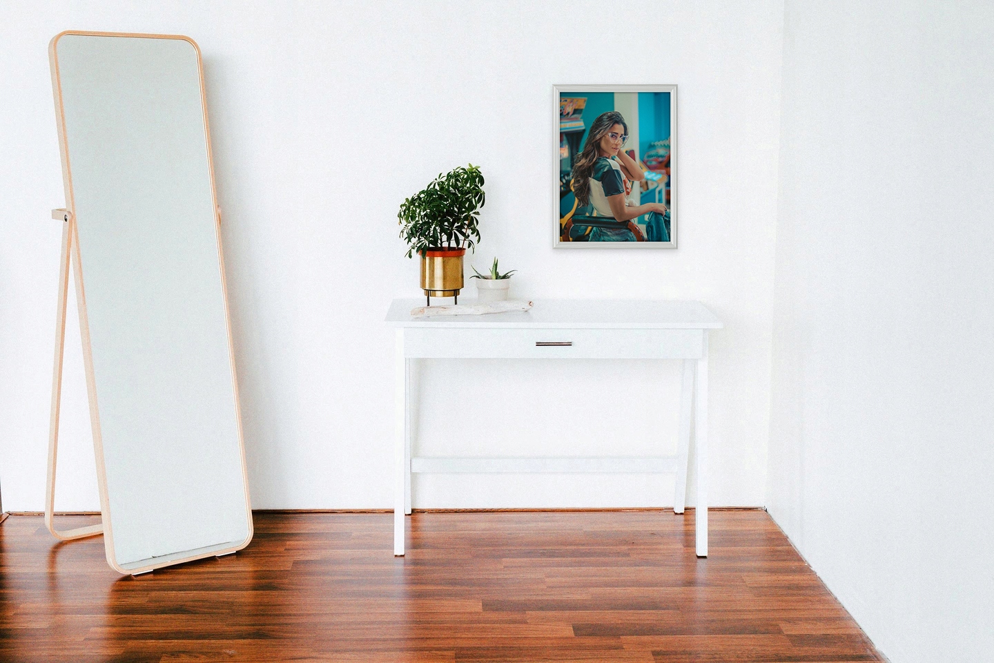 RAMKA NA ZDJĘCIA BIAŁA FOTO RAMKA 29,7x42 CM A3 Materiał tworzywo sztuczne