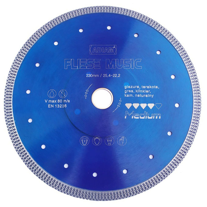 

Tarcza diamentowa Adiam Fliese Music 200mm