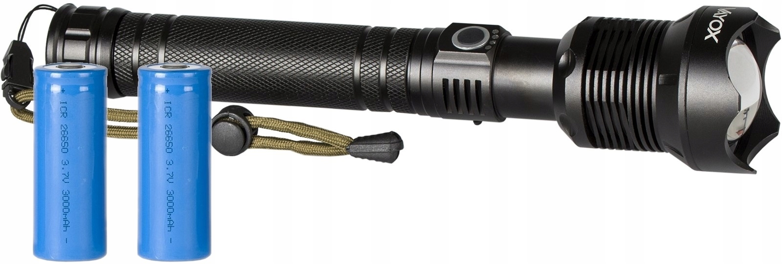 

Latarka Vayox Taktyczna Mocna Led XHP50 Usb 2000lm