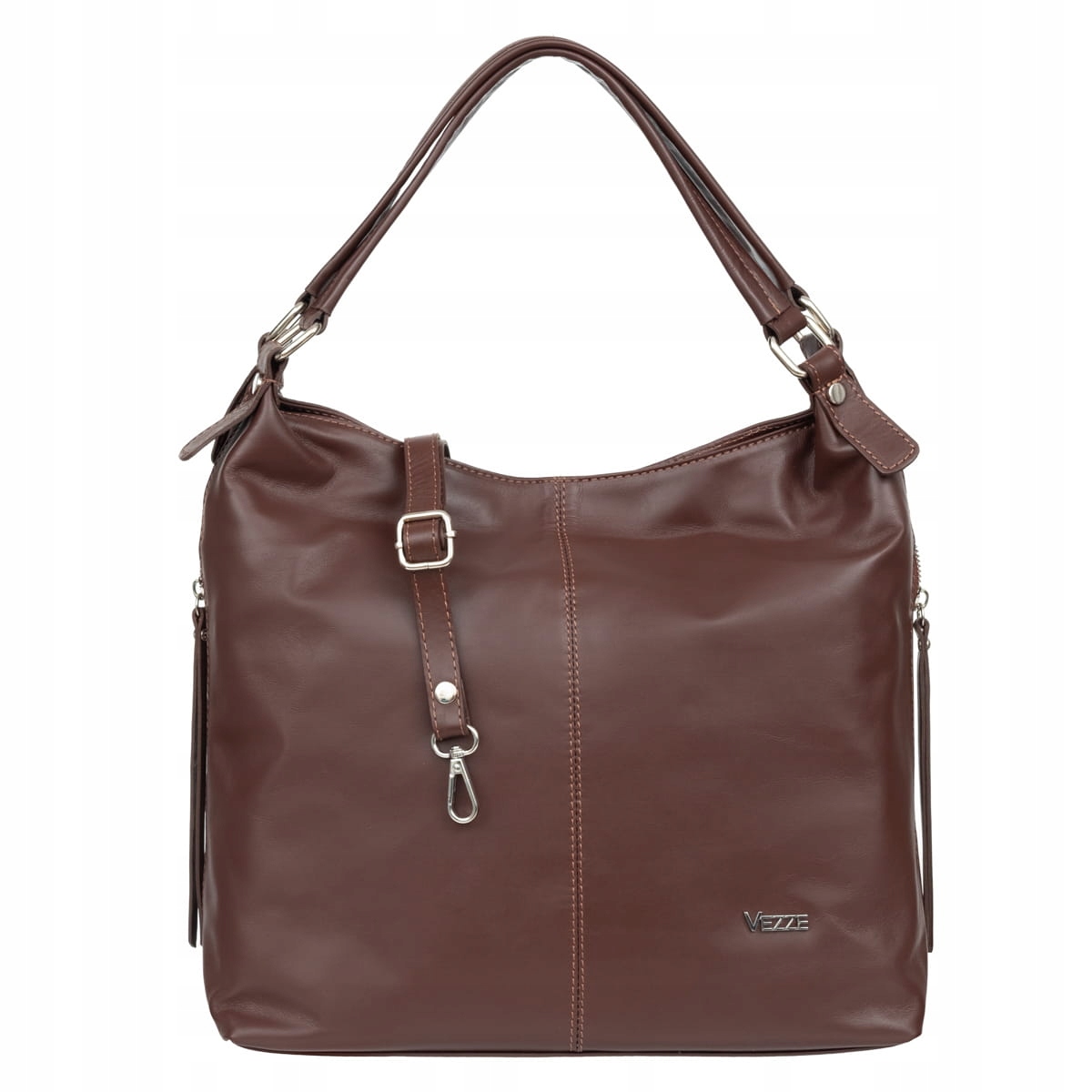 Dámská kožená taška Vezze Vincita Choco