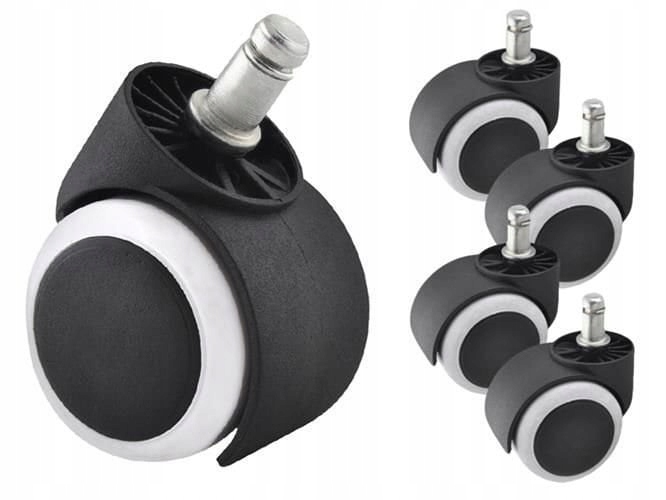 

Kółka do Fotela Kauczukowe Gumowe 5 Sztuk 11mm