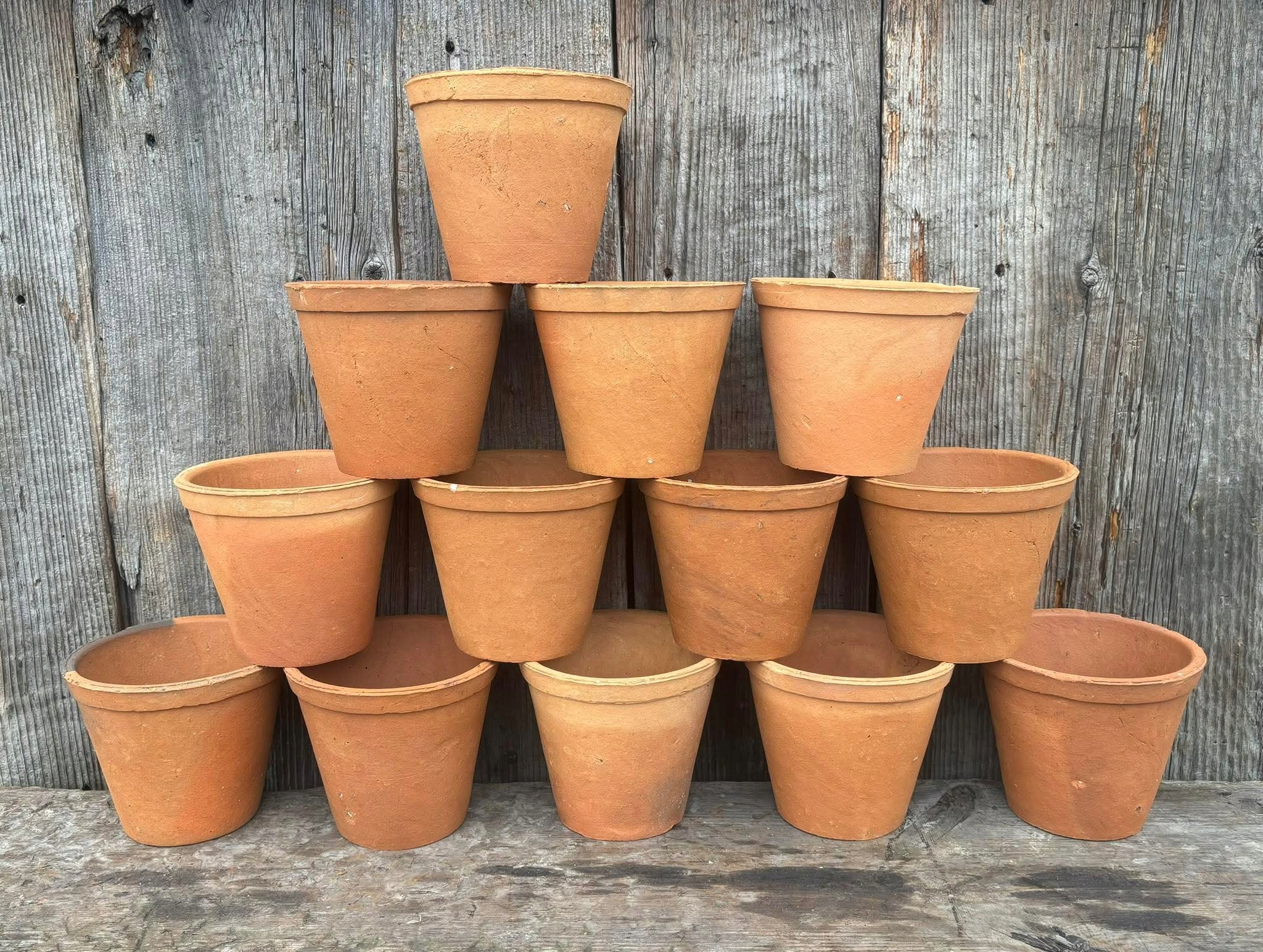 Старый глиняный цветочный горшок цветочные горшки классический винтаж