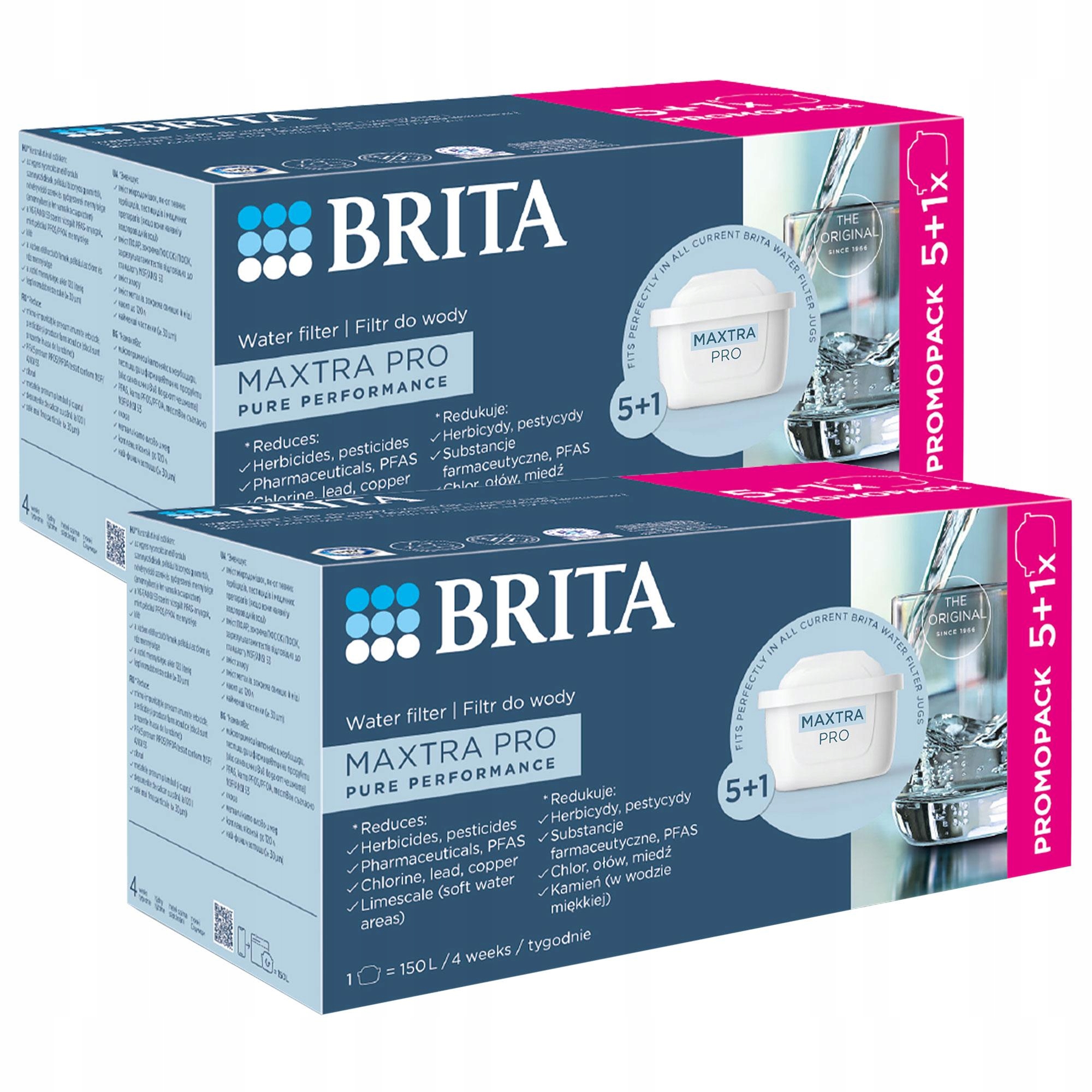 Filtr na vodu Brita Maxtra Pro do filtrační konvice Brita Style 12x