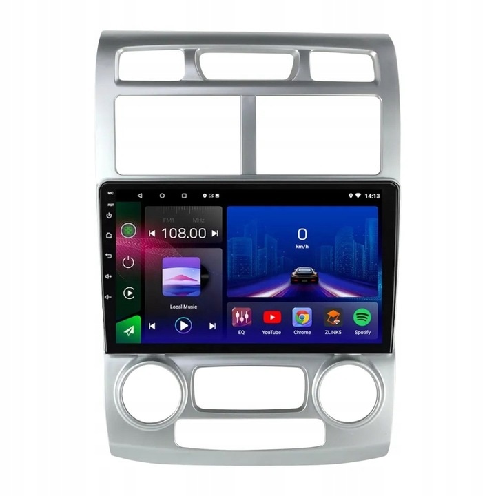 Autorádio Gps Android Bt Kia Sportage 2004-2007 Carplay Wifi 4GB 64GB