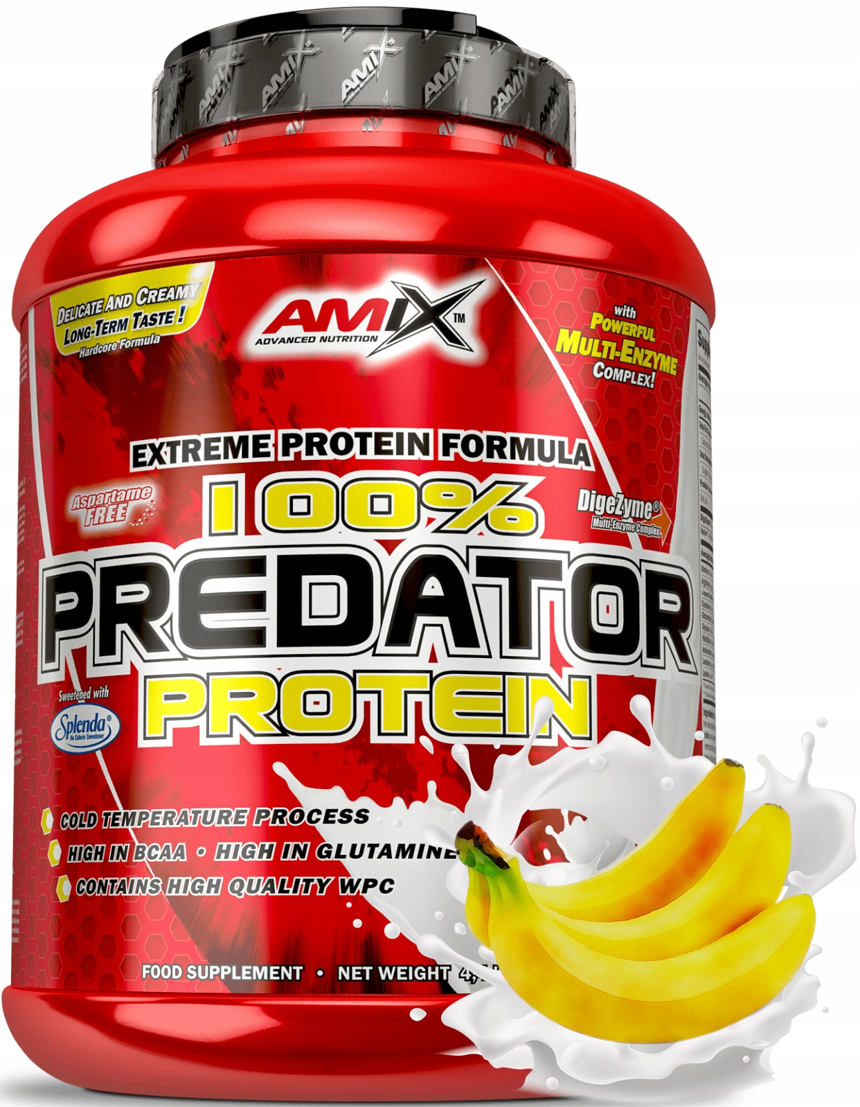 Amix 100% Predator Protein 1000 g Bílkoviny