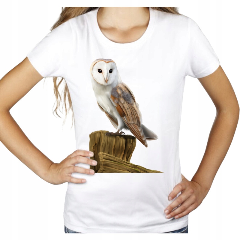 

Płomykówka Sowa Owl Sówka Koszulka damska