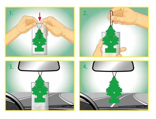 Zapach Choinka Wunder Baum TRUSKAWKA Producent Wunder-Baum