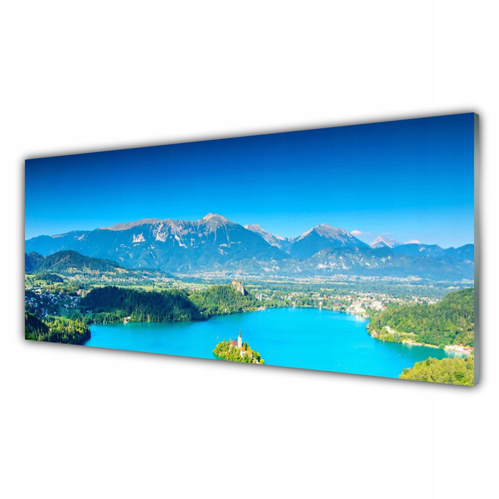

Obraz akryl wiszący 125x50 Góra Jezioro Krajobraz
