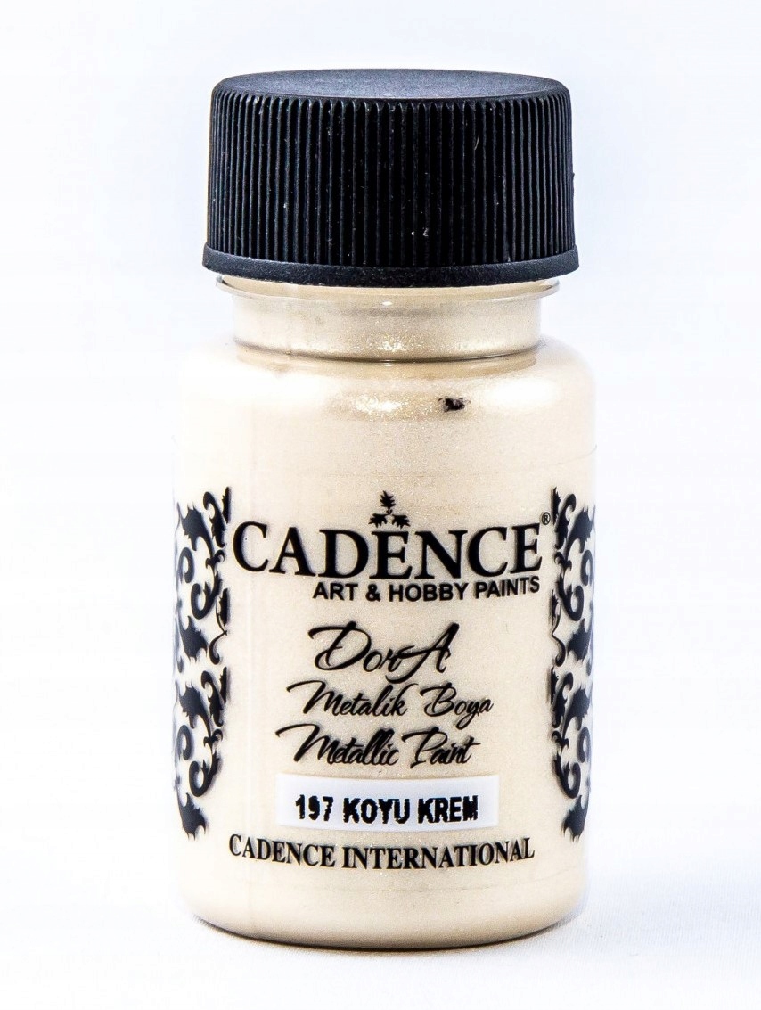 Farba dekoracyjna Dora metalik 50 ml kremowy