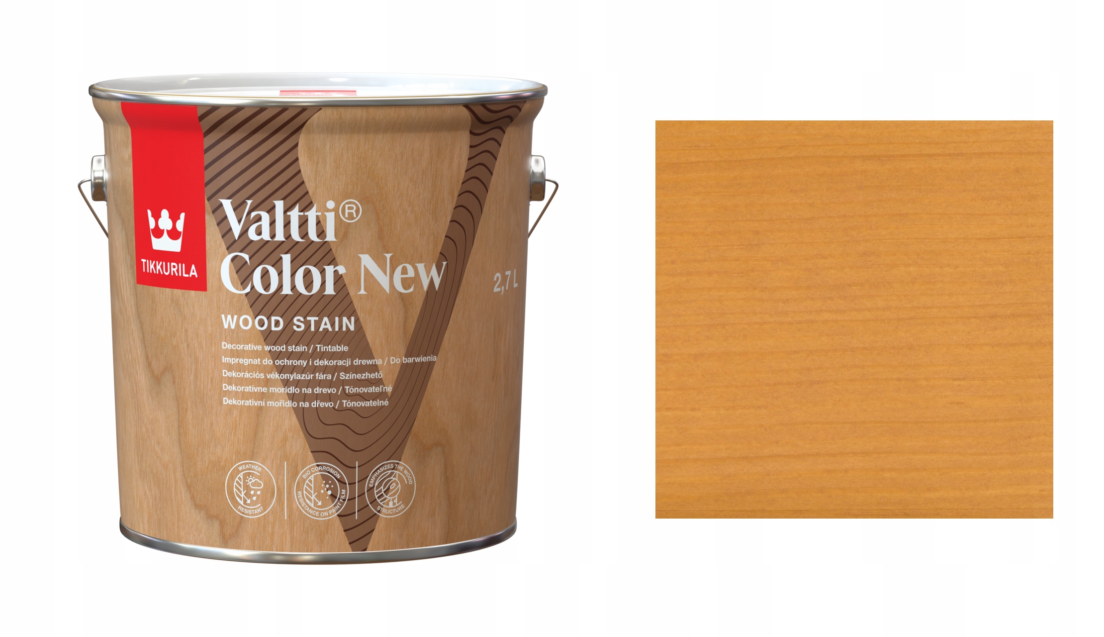Tikkurila Valtti Color New 2,7L 5051 Pihka Impregnat Ochronny