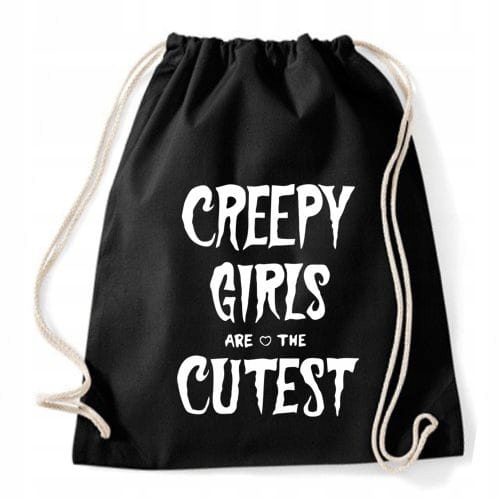 

Gotycki worek Creepy Girls are the cutest Goth
