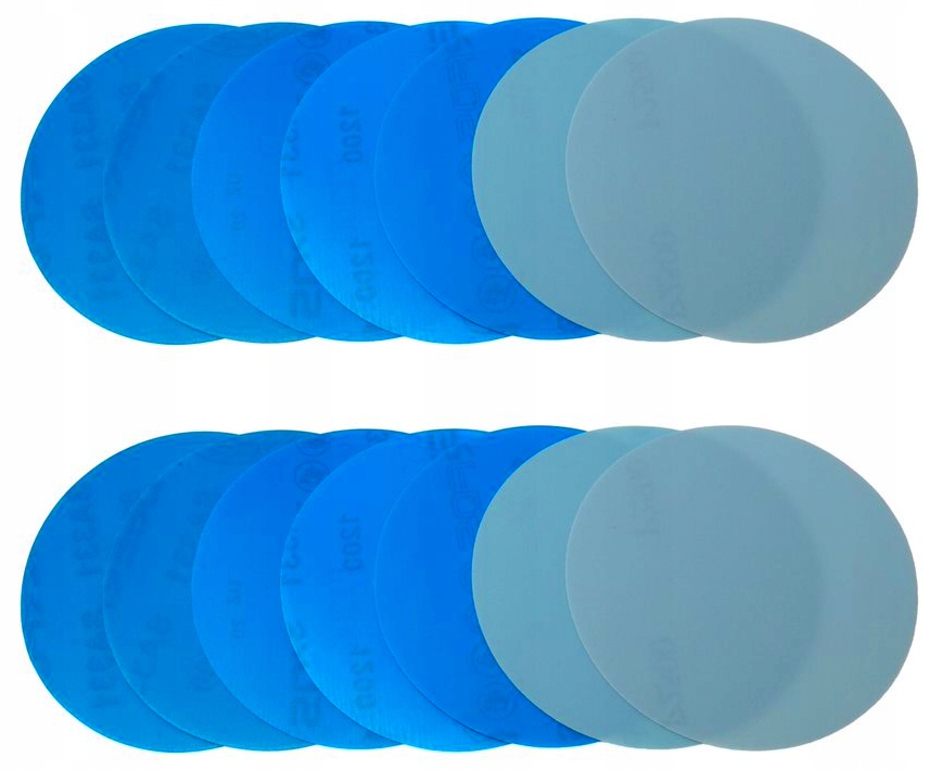 ZESTAW PAPIER WODNY RZEP KRĄŻKI 125mm P800-P3000 EAN (GTIN) 5906293023861