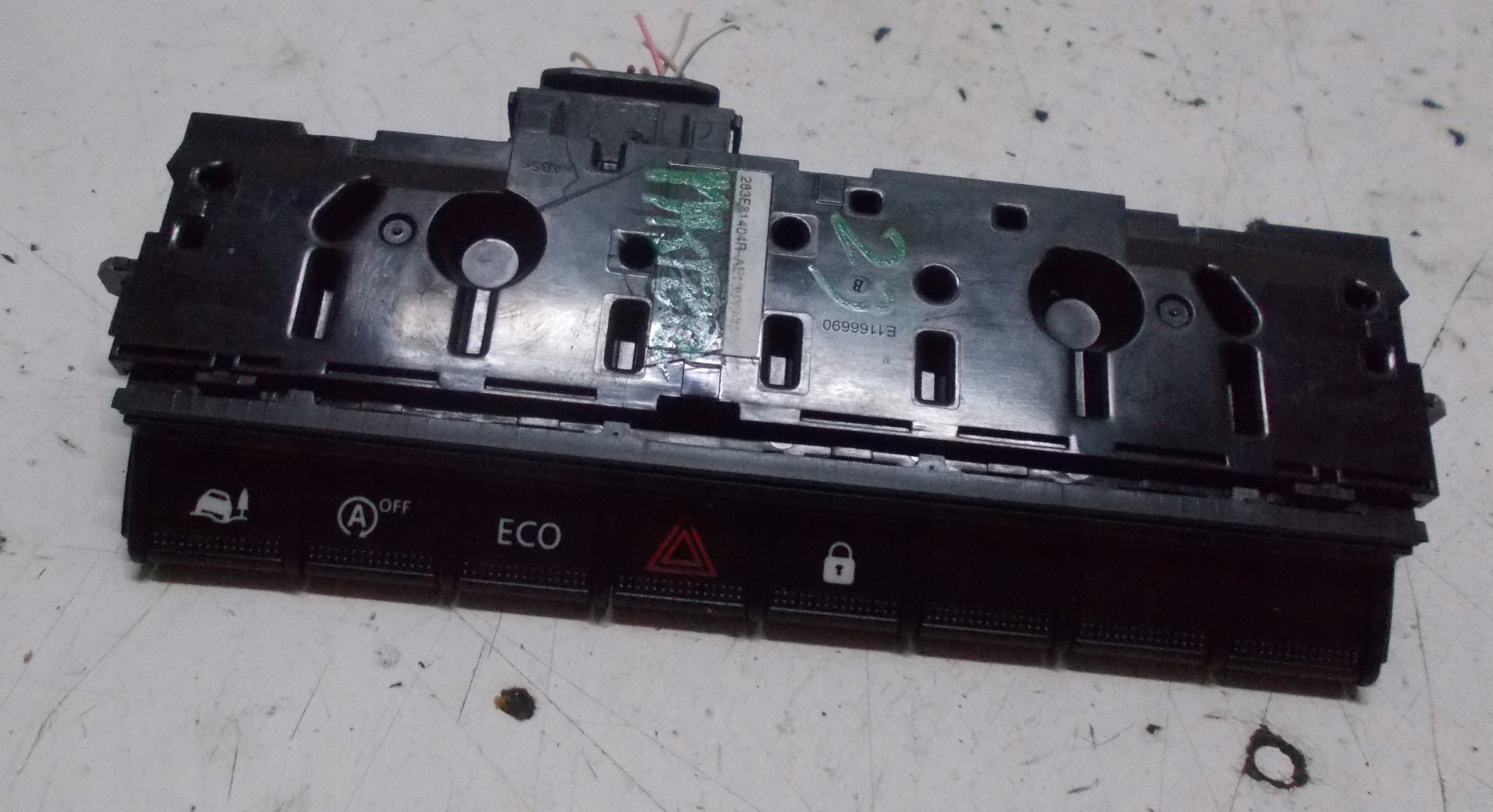 RENAULT MASTER III LIFT control panel switch of the lights of warning lights