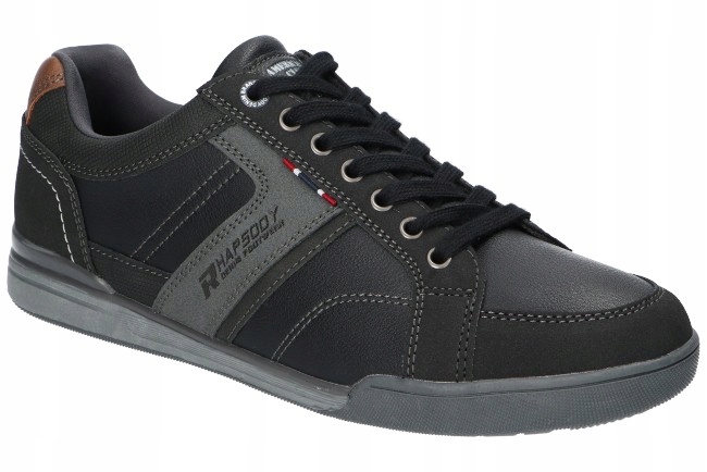 American Club RH149 Adidasy Polobotky Pánské Boty Paměťová Vložka Foam Bk 42