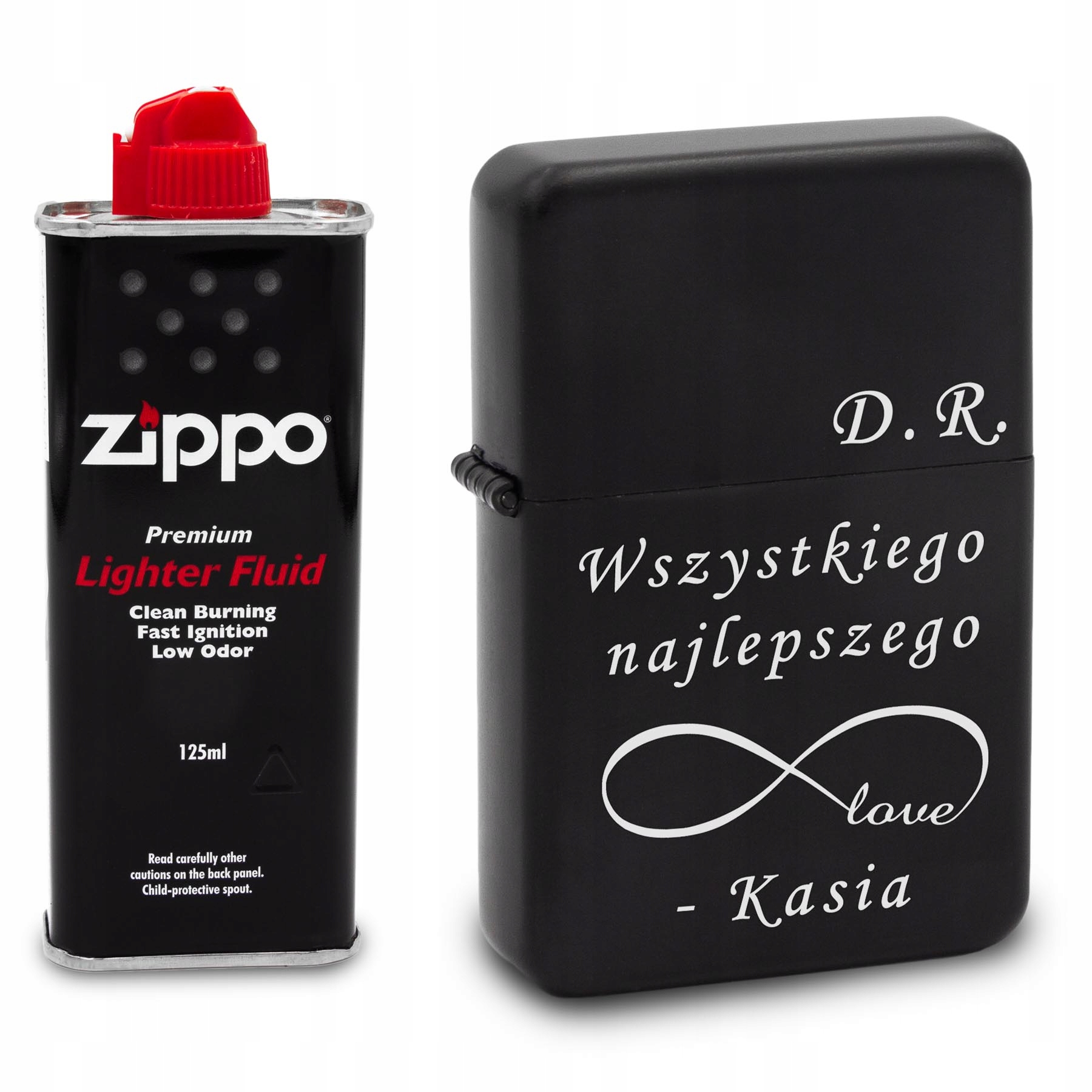

Zapalniczka Benzynowa czarna z Grawerem Zippo