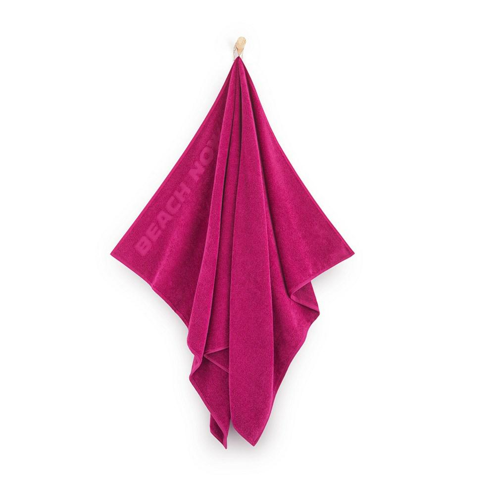 Ręcznik plażowy Beacnow różowy ZWOLTEX 100x160 Motyw inny
