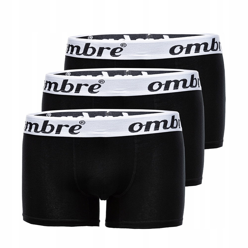 

Bokserki męskie bawełniane U159 czarne 3-pak L