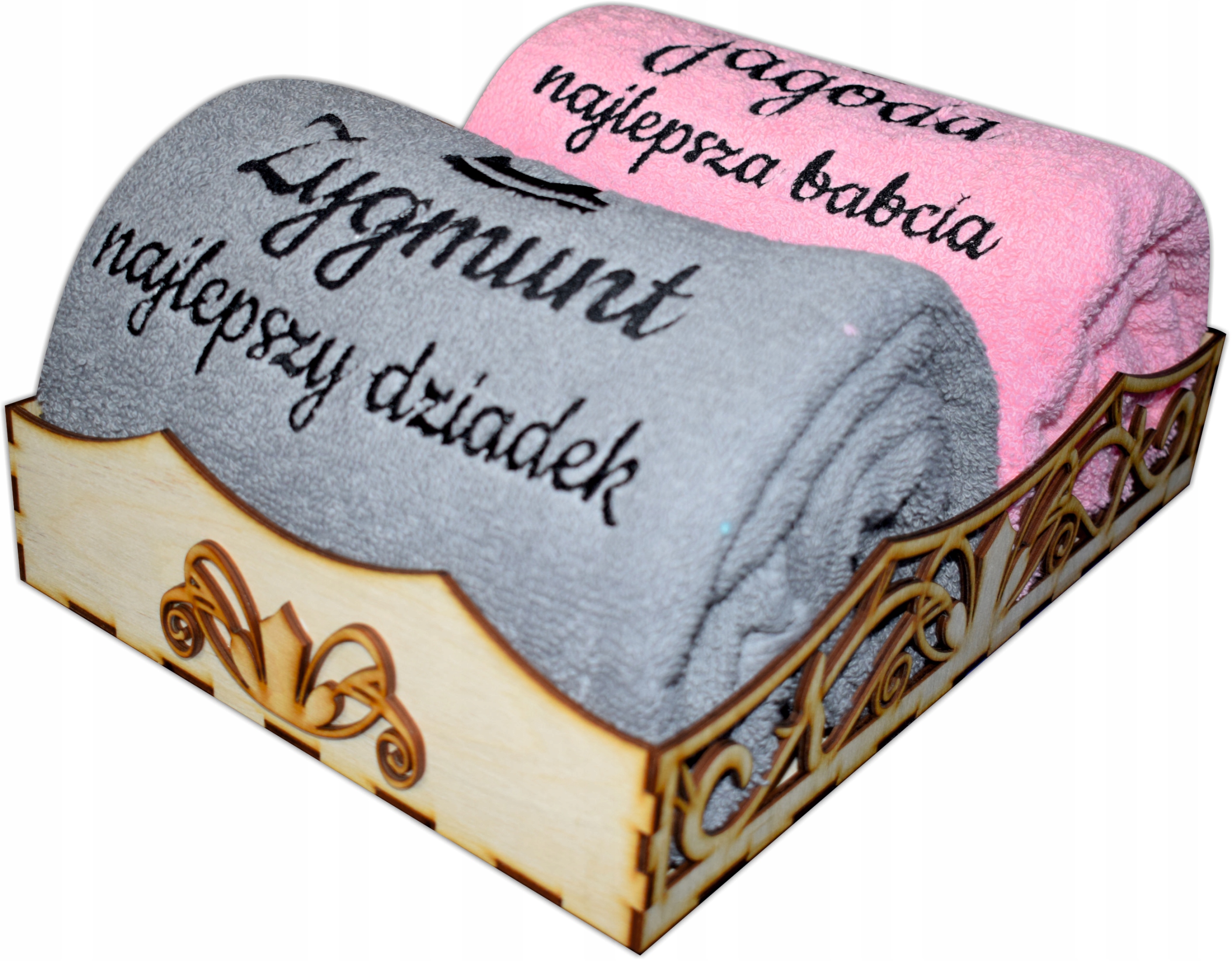 

Ręczniki 100x50 140x70 Haft Z Imionami Zestaw