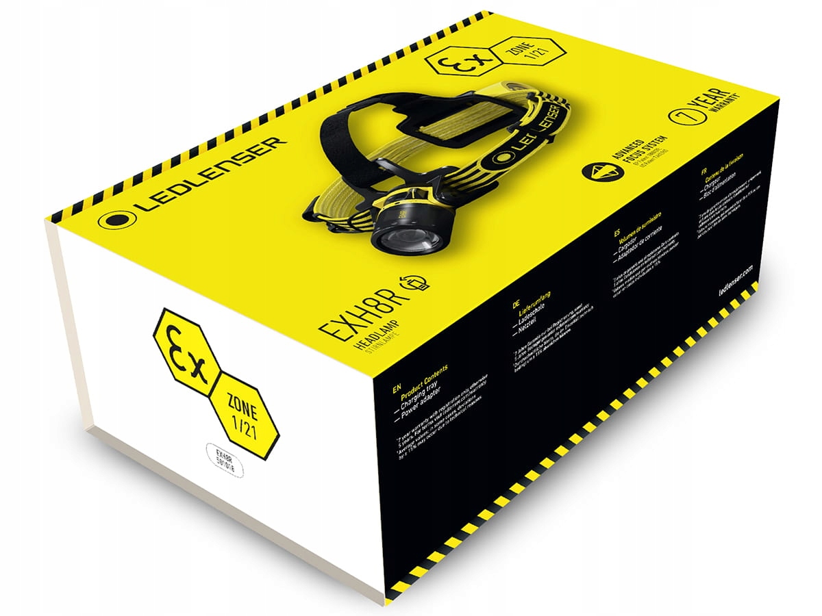 PROFESJONALNA LATARKA CZOŁOWA LEDLENSER EXH8R OKAZJA!!! Model EXH8R