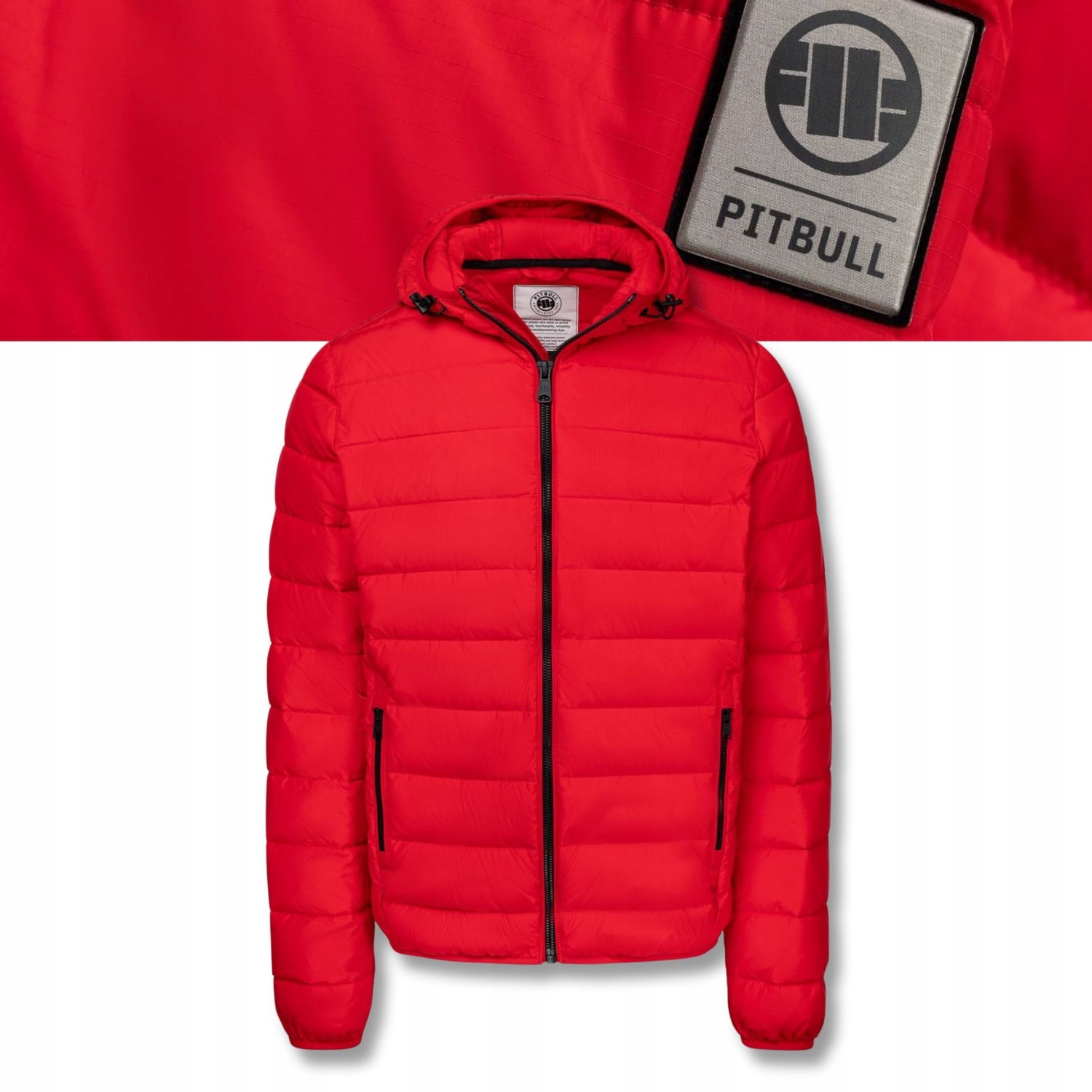 Pánská Zimní bunda s kapucí Pitbull Prošívaná Rip-Stop Seacoast III