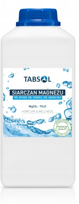

Tabsol Siarczan Magnezu Sól Do Kąpieli Epsom 1kg