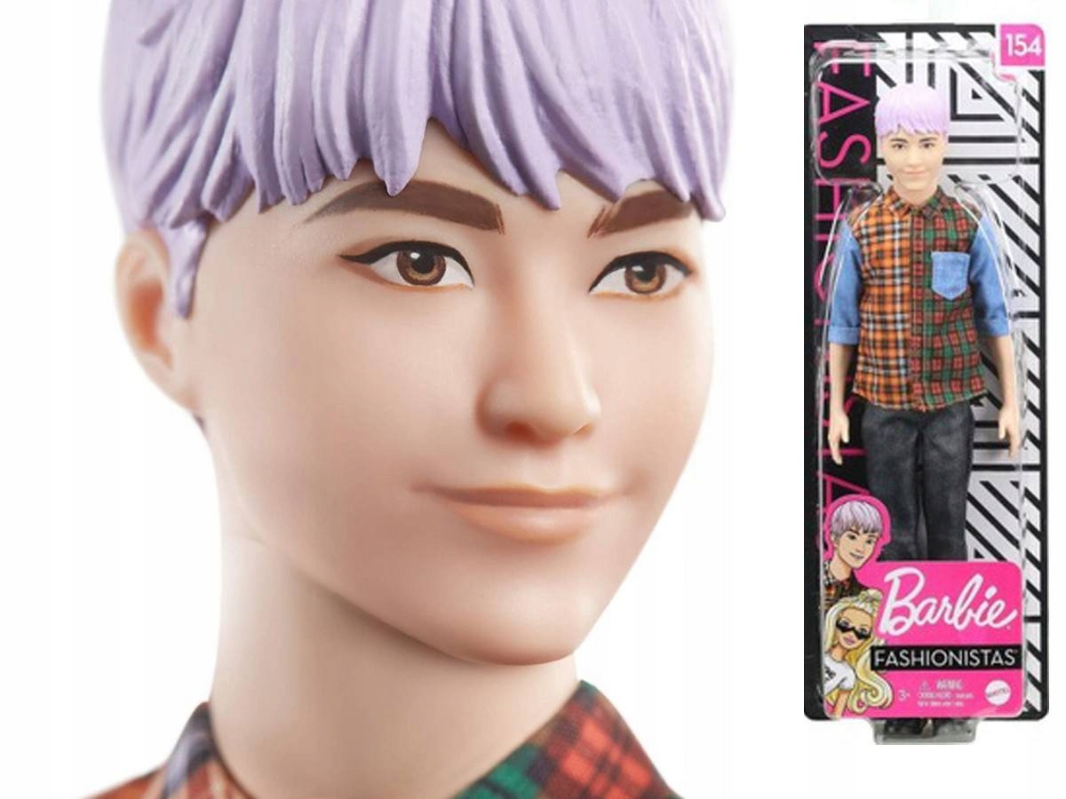 

Barbie Stylowy Ken Różowe Włosy GHW70 Mattel Lalka