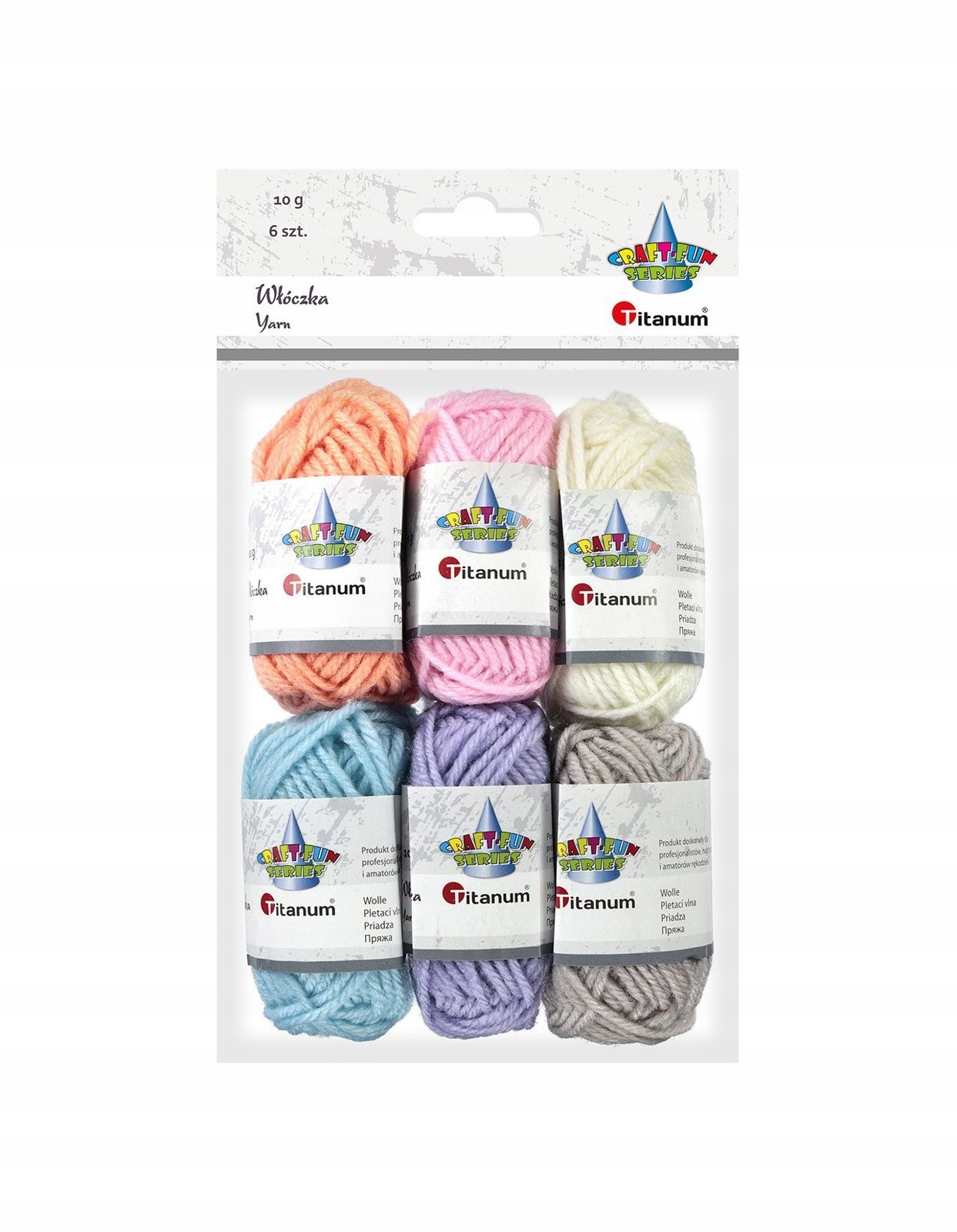 

Włóczka pastelowa x 10g Titanum Craft-
