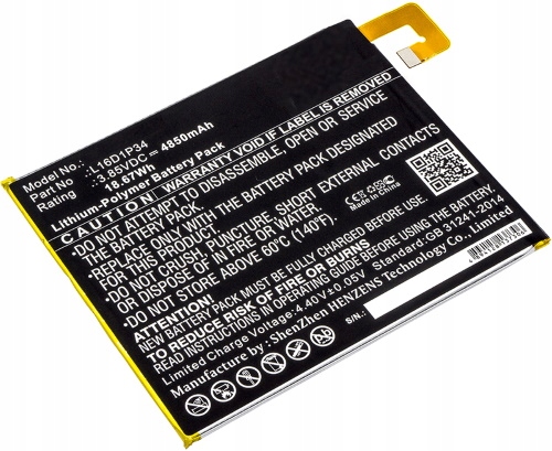 Bateria L16D1P34 Do Lenovo Tab4 TB-8504X TB-8704X TAB4 8 TB-8504F 4850mAh