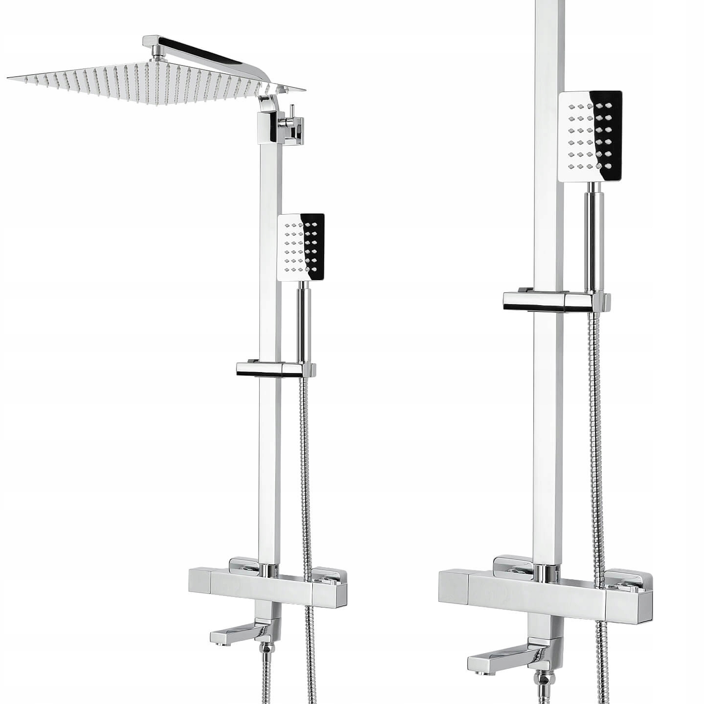 Sprchový Set, Sprchová Stĺpová Batéria Do Vane S Termostatickým Výtokom