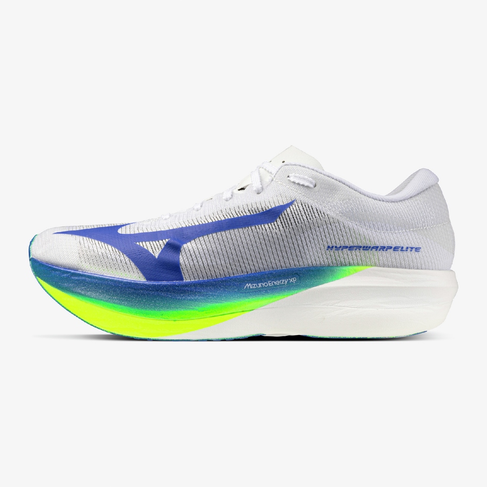 Mizuno běžecké boty Hyperwarp elite, bílo-modré, unisex [Velikost:44,5]