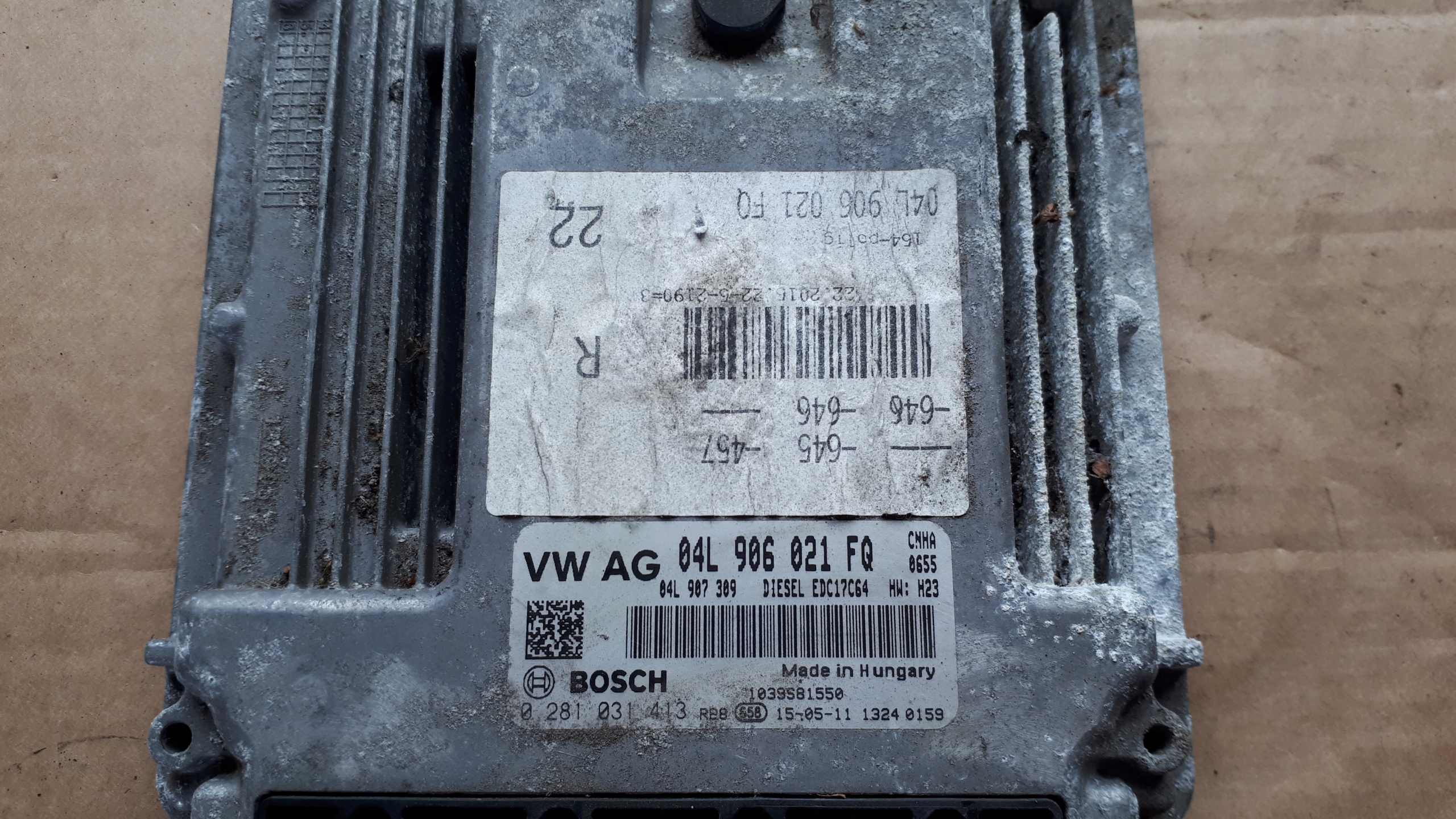 A6 C7 LIFT computer control unit of the engine 2.0 TDI