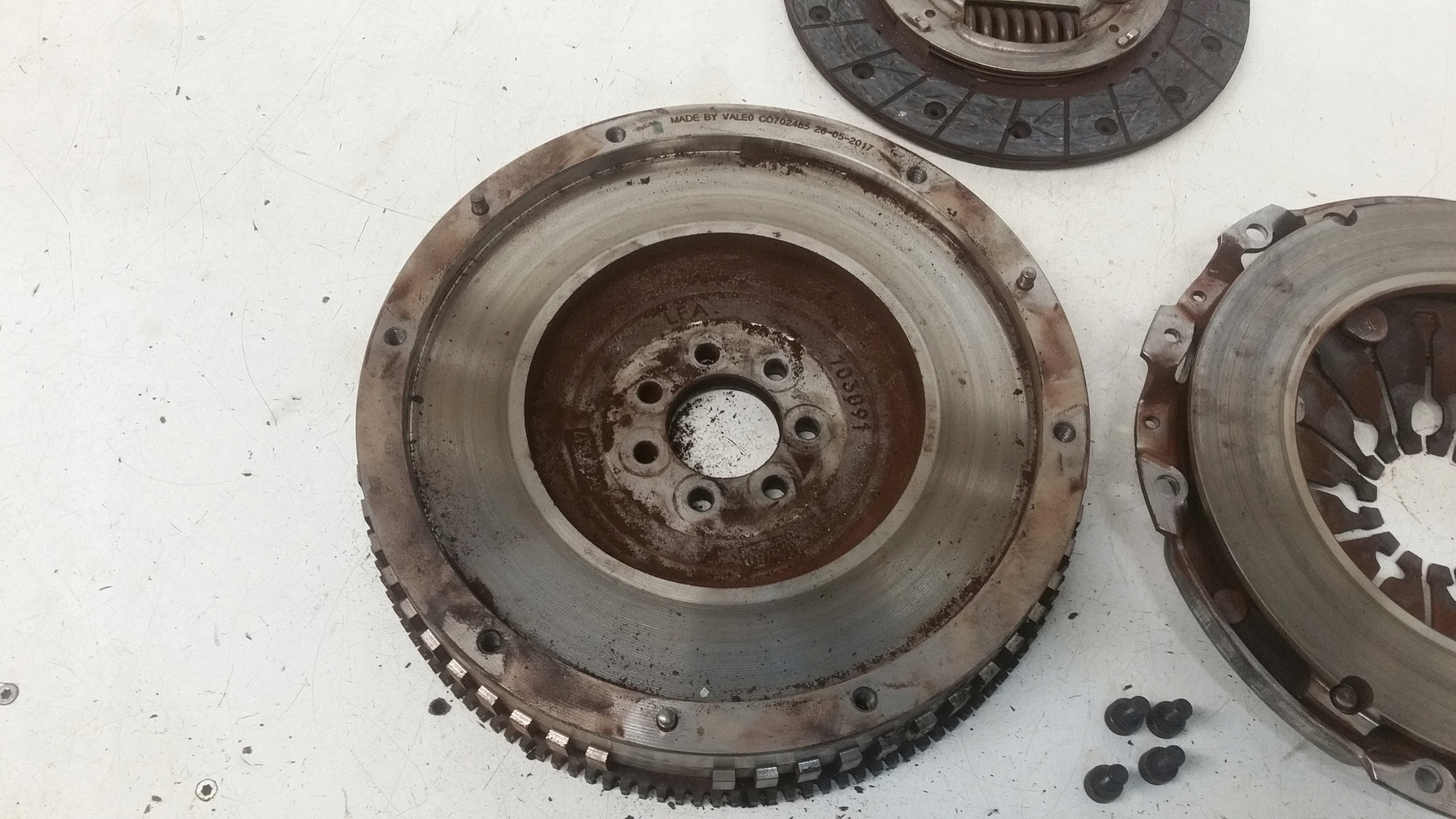 clutch sztywne wheel Valeo Renault Megane II