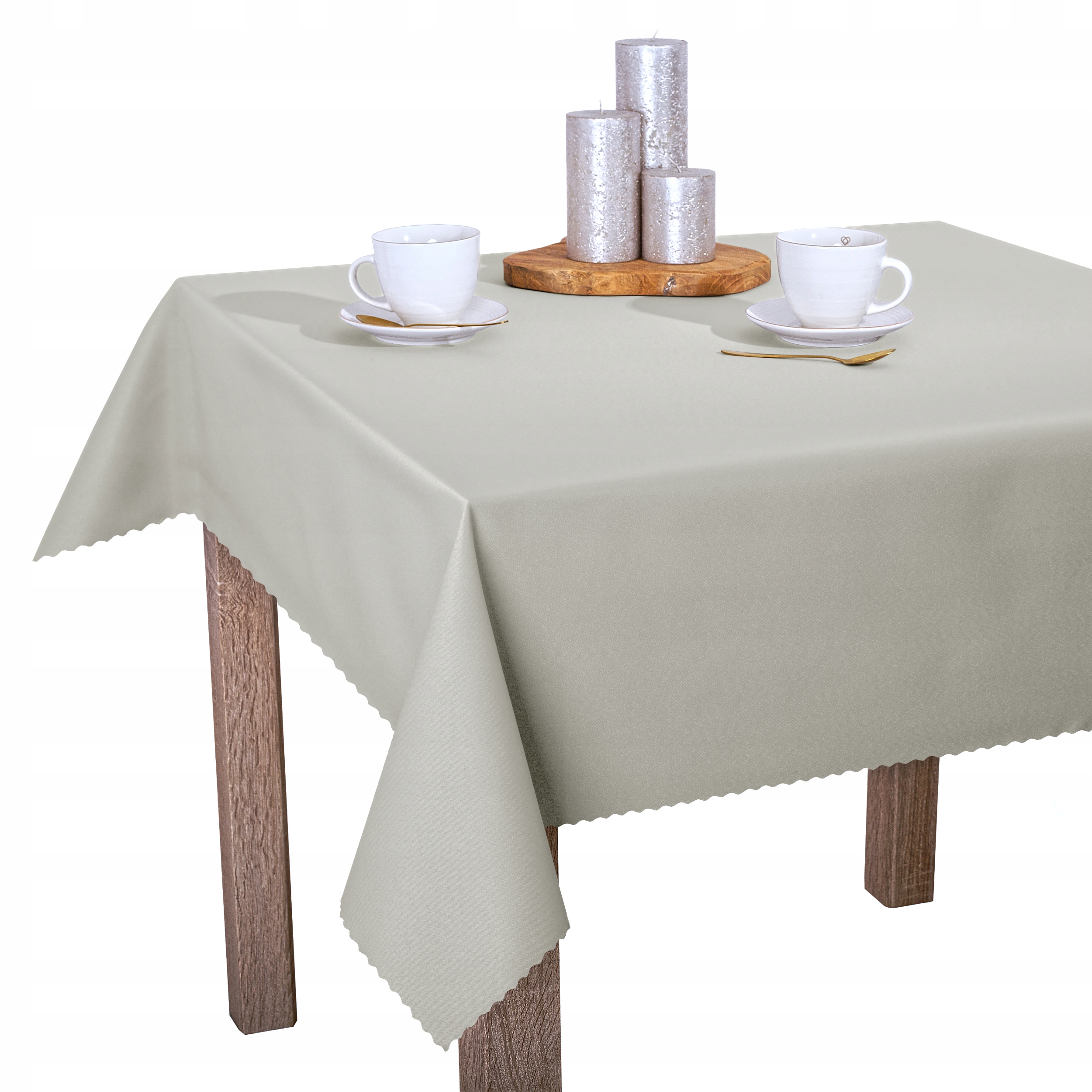 Ubrus odolný proti skvrnám Invitta Hladký Laura Šedá U3 150x430 cm