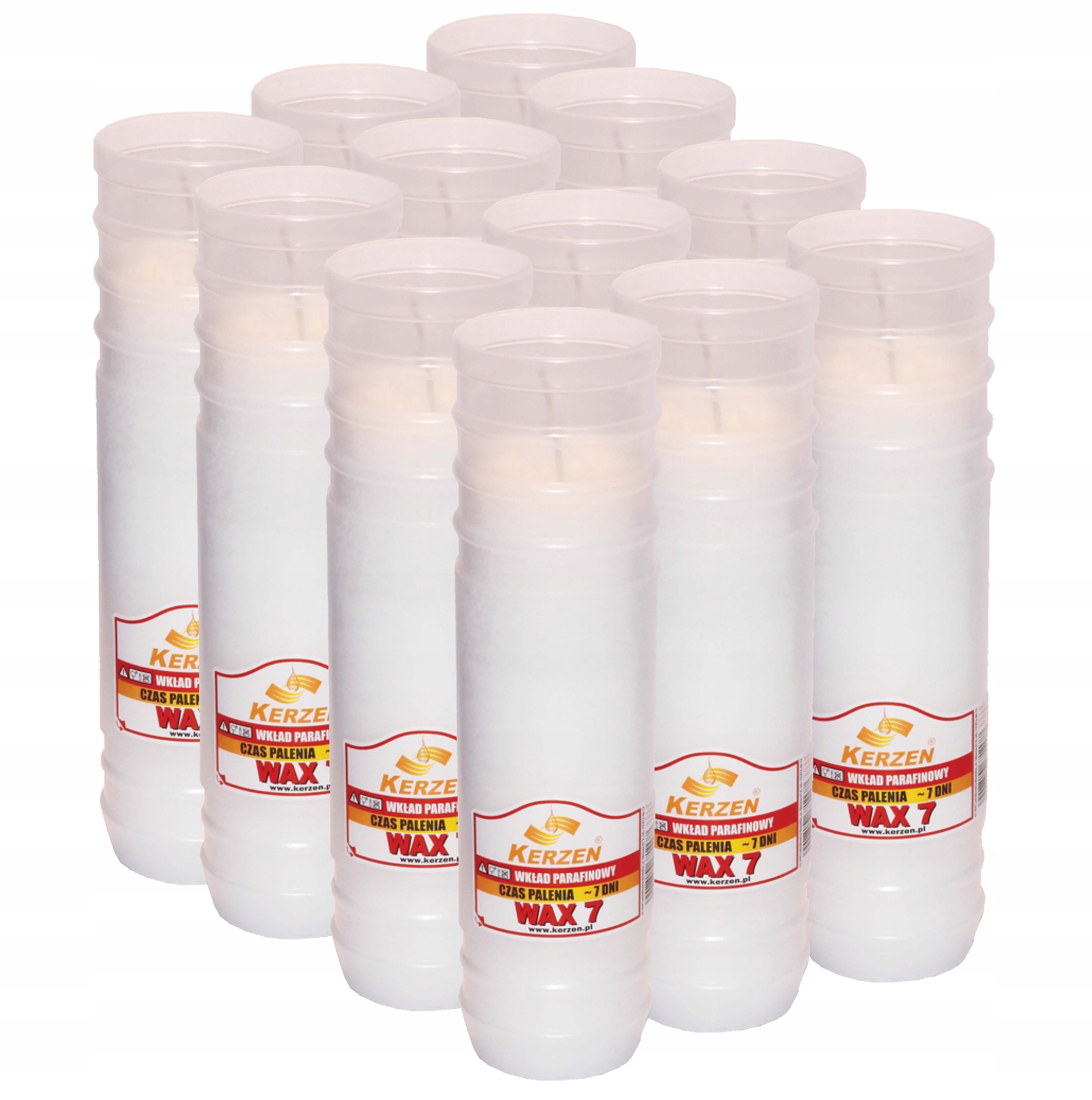 

Znicze Parafinowe Wkłady 7 Dni 168 h Kerzen 12 Szt