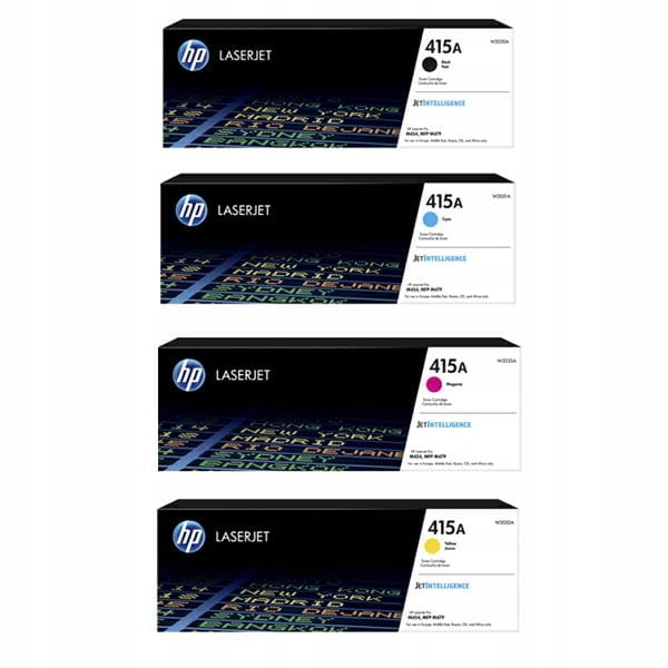 Zestaw 4x Hp 415A W2030A W2031A W2032A W2033A CMYK
