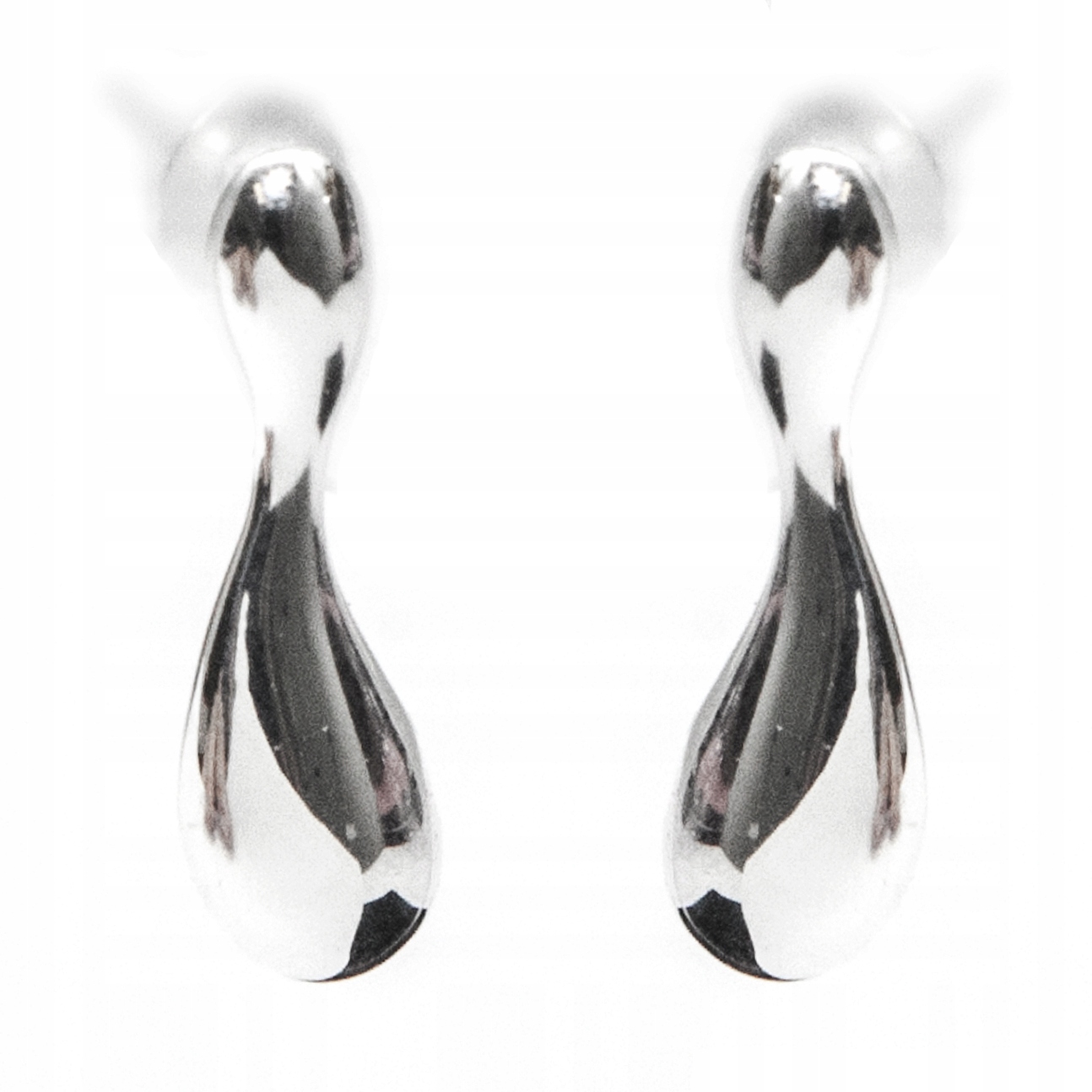 Stříbrné náušnice podlouhlé kapičky stříbro 925 slzy kapky vody