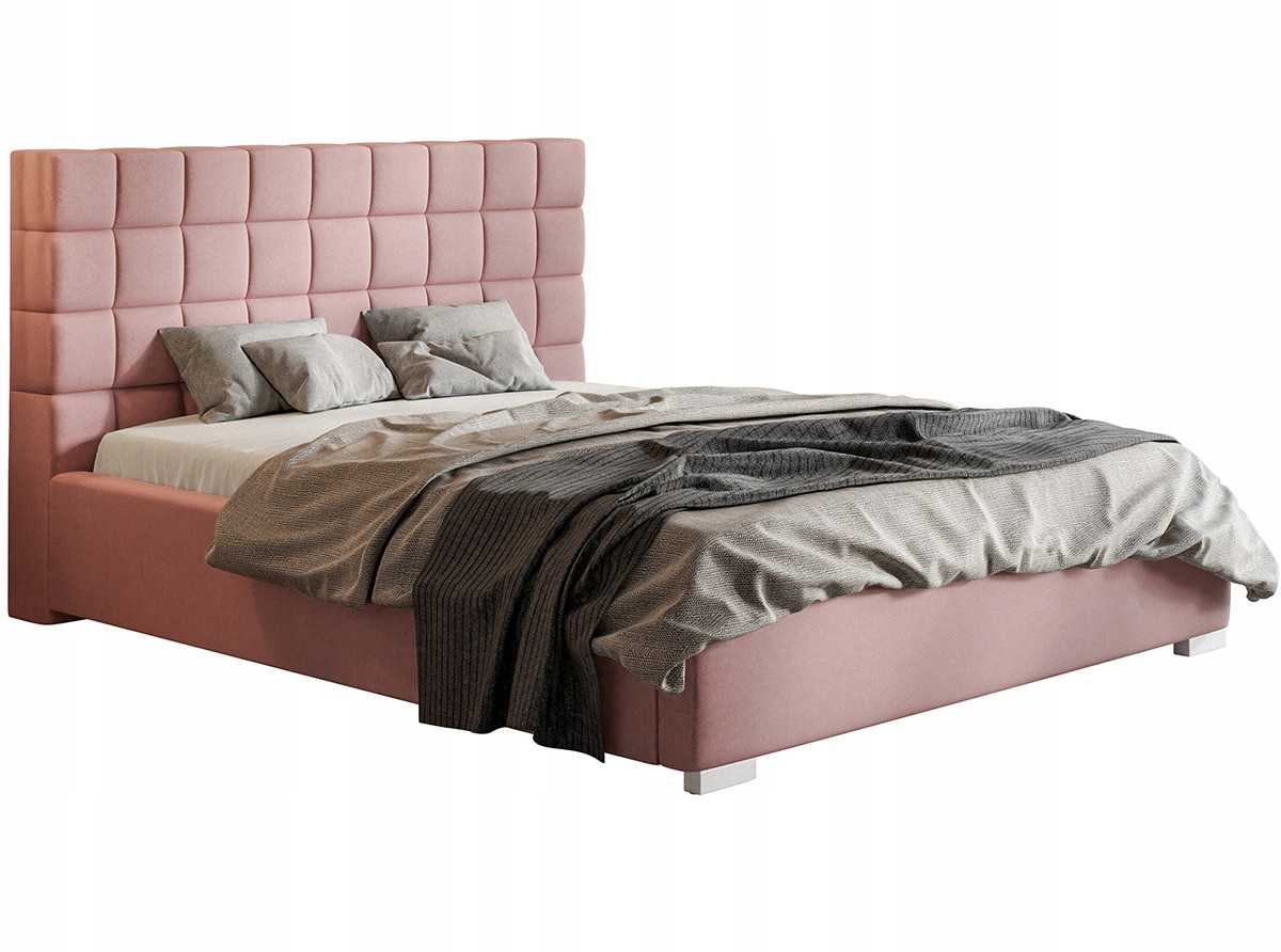 Łóżko tapicerowane 120x200 Royal 6 pojemnik stelaż