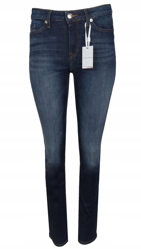 Tommy Hilfiger dámské kalhoty Rome, jednoduché, tmavě modré, 31/32