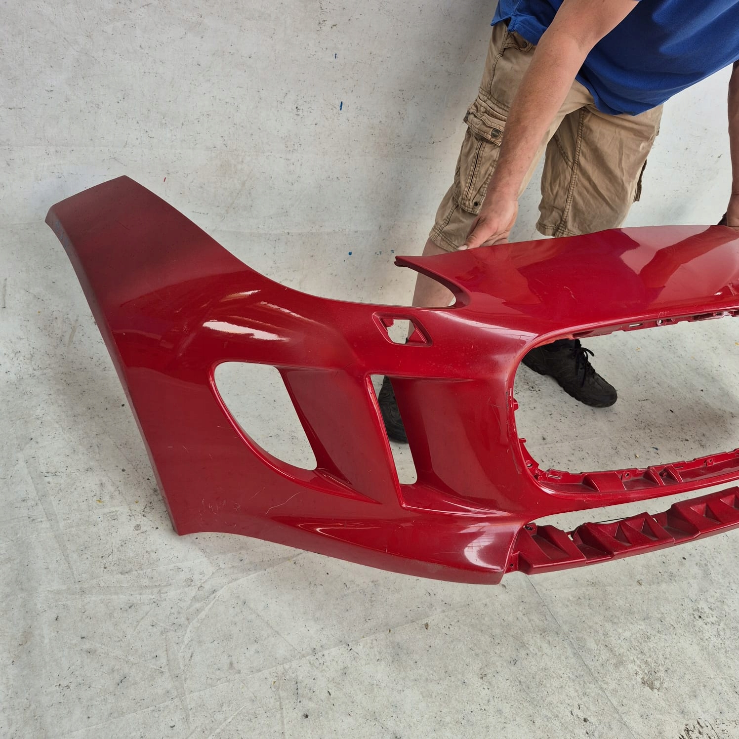 JAGUAR F-TYPE 13-17 bumper front front washer