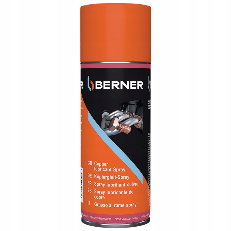 Berner Smar Miedziany Spray 400ml zapobiega spawaniu metali żelaznych147707