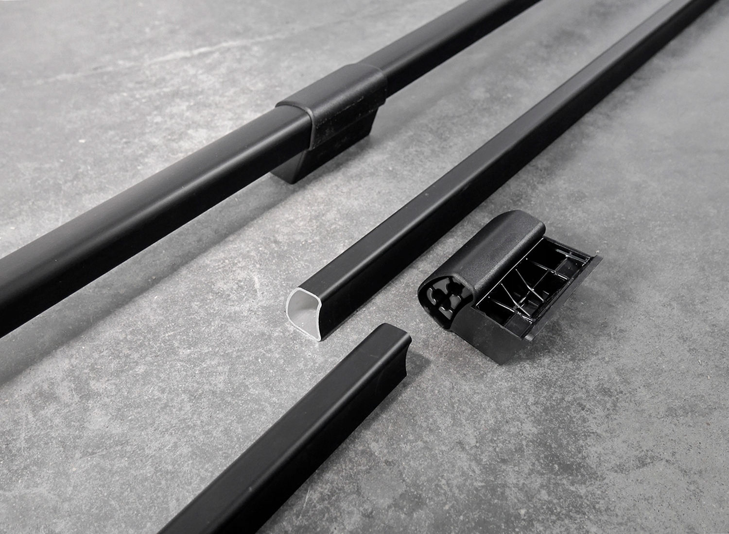 Relingi dachowe VW Volkswagen T6 2015-2019 LONG Kolor czarny