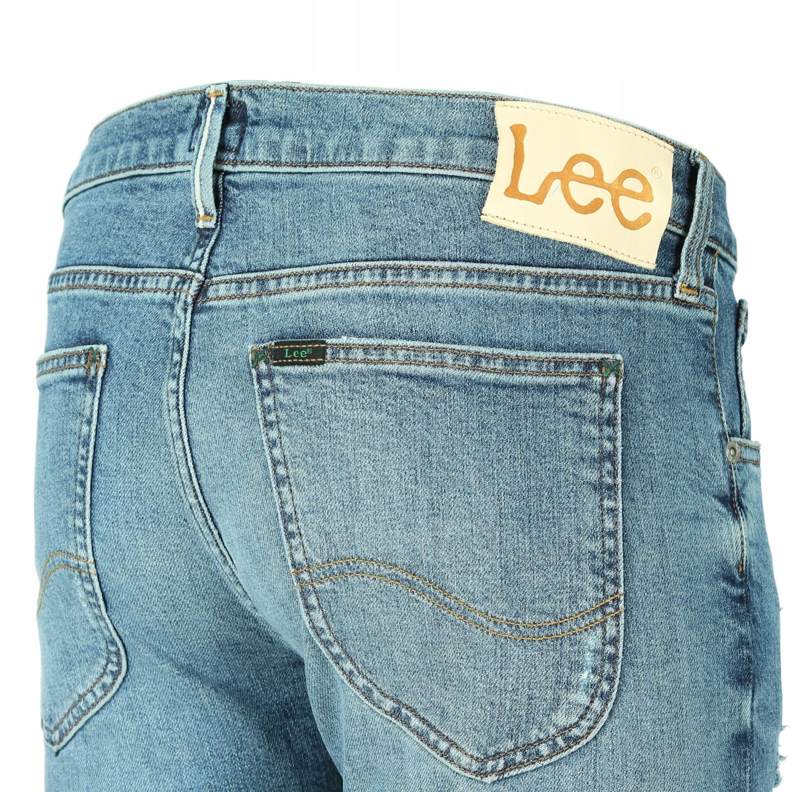 Męskie spodnie jeansowe zwężane Lee Luke Clean Blue L719FCHR 30/32