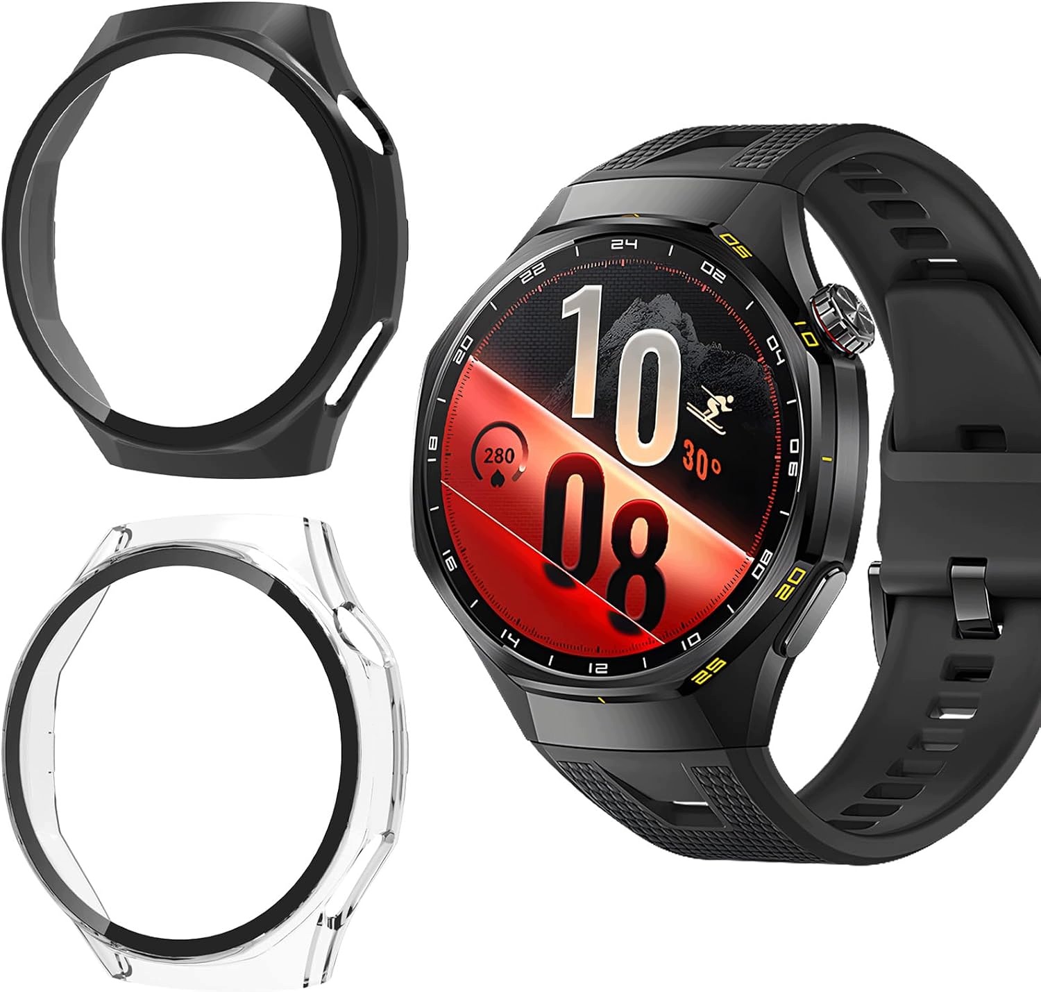 Etui na Huawei Watch Gt 7 Pro 46 mm szkło hartowane 9H przezroczyste