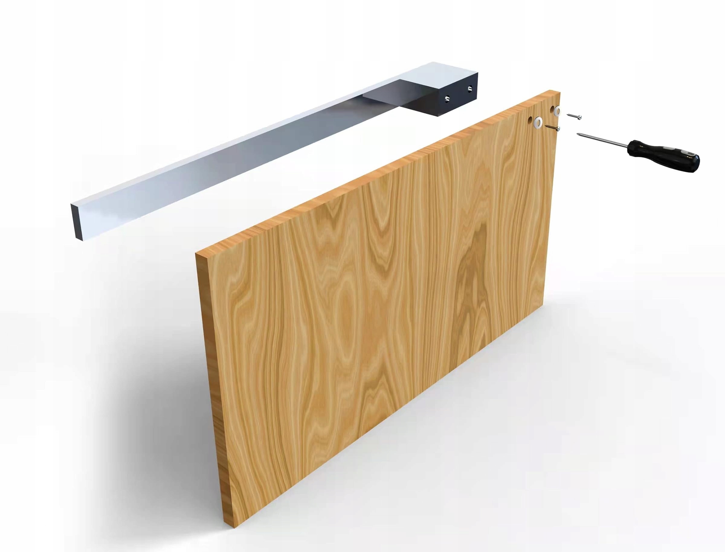 Věšák na ručníky Kalb Jorn Chrom 400 mm Minimalistický Snadná montáž