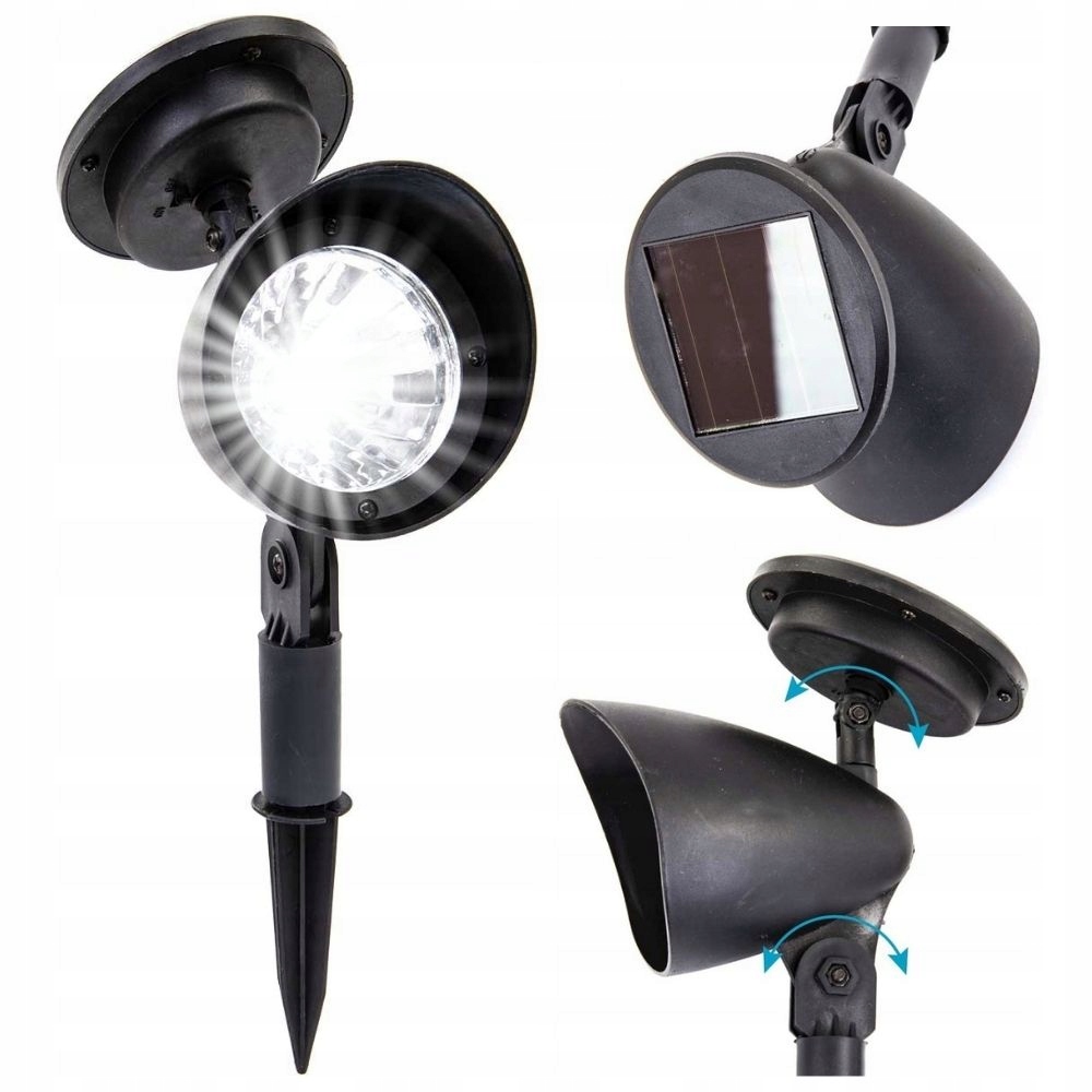 

Ogrodowa Lampa Solarna Led Wbijana Reflektor