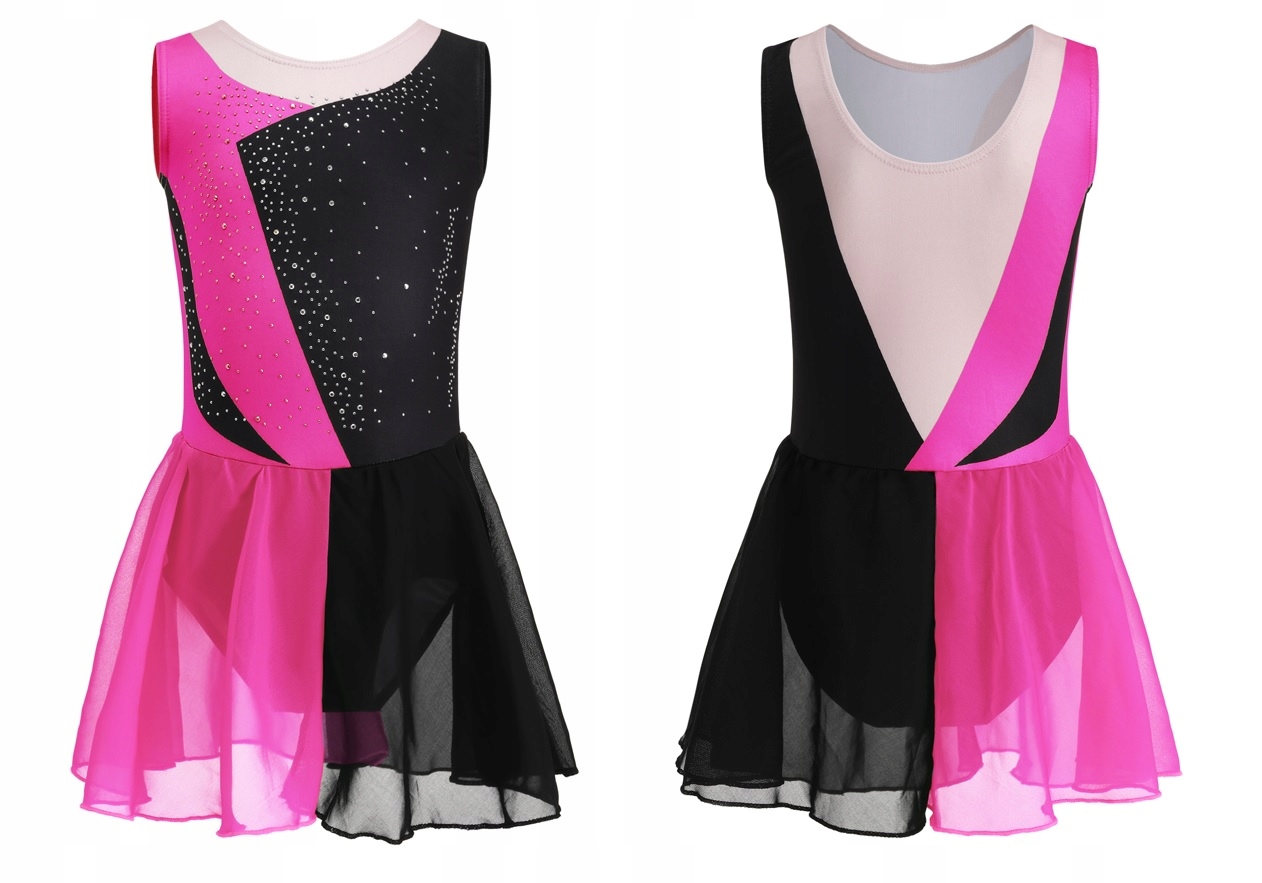 Baletní Body S Dvoubarevnou Sukní, Baletní Taneční Oblečení Velikost 100