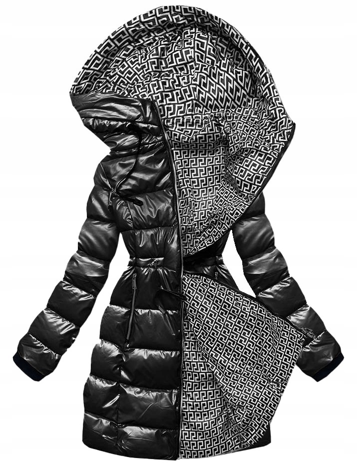 Bunda 2 V 1 B8070 Černá XL (42)