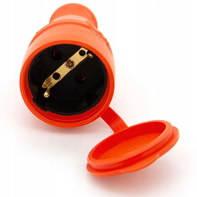 GNIAZDO GUMOWE SCHUKO 16A IP44 2P+Z przenośne